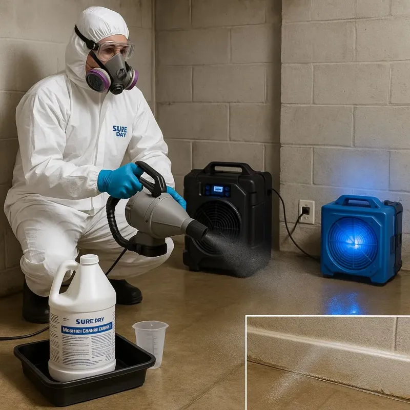 Sanitization and Odor Removal process in Sumner, WA